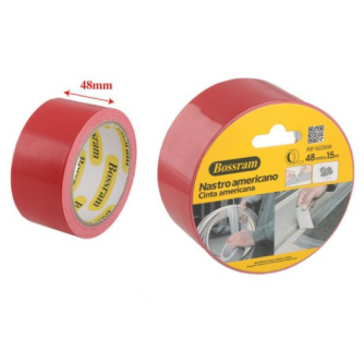 BOSSRAM - NASTRO AMERICANO - 48MM X 15M - ROSSO