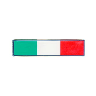 ADESIVO FLEX RETTANGOLARE ITA TRICOLORE 100 X 20 mm ( 138)