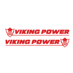 ADESIVO VIKING POWER 51x8 cm ROSSO