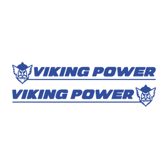 ADESIVO VIKING POWER 51x8 cm BLU