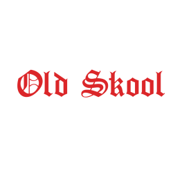 ADESIVO OLD SKOOL 35x6,5 cm ROSSO