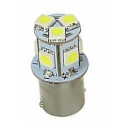 LED - LAMPADINA - BA15S - 6+3 SMD - 24V - CANBUS - BIANCA