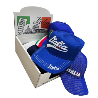 CAPPELLINO ITALIA CON BOX ESPOSITORE (10 PZ)