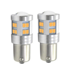 LED - LAMPADINA - BA15S - HYPER BEAM - 12-24V - CANBUS - BIANCA