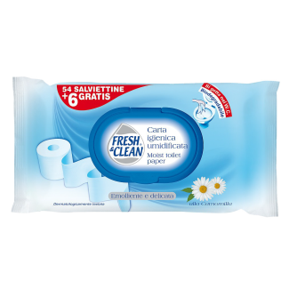 FRESH E CLEAN BUSTA 48 SALVIETTE CARTA IGIENICA ( BOX12 Pz)