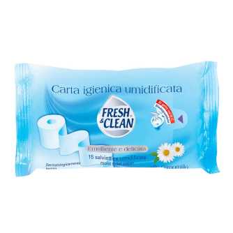 FRESH E CLEAN BUSTA 12 SALVIETTE CARTA IGIENICA ( BOX12 Pz)