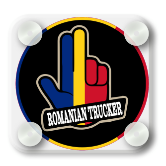 QUADRETTO LED - ROMANIAN TRUCKER - BIANCO