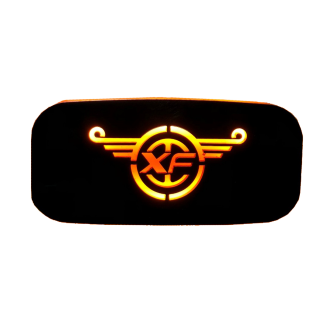 LOGHETTI CARENE  - DAF XF - LED ARANCIO - DA SOSTITUIRE AGLI  ORIGINALI ( COPPIA )