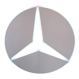 LOGO ILLUMINATO - MERCEDES MP4/5 - SOLO CABINA LARGA - LED BIANCO