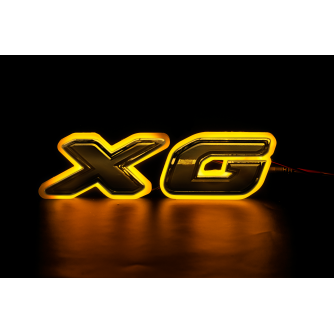 'COPPIA XG SOLO PLEXIGLAS DA ASSEMBLARE SOTTO ALL'' ORIGINALE LED ARANCIO'