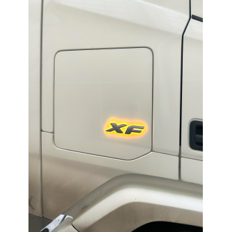 'COPPIA XF SOLO PLEXIGLAS DA ASSEMBLARE SOTTO ALL'' ORIGINALE LED ARANCIO'