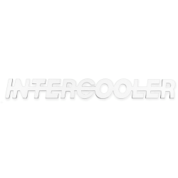 INTERCOOLER SOLO PLEXIGLAS BIANCO 49X6