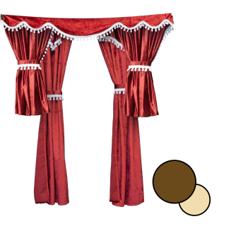 TENDA - SET COMPLETO - CLEOPATRA - NOCCIOLA - POM PON PANNA