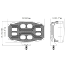 FARO DI PROFONDITA' - LED 12/24V - SPIDER - L3436