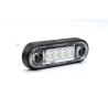 FANALINO BASE TUBOL./PIANA C/GOMMA - 4 LED - ROSSO ( FT073 C)