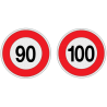 'ADESIVO LIMITE VELOCITA'' 90 KM/H'