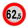 'ADESIVO LIMITE VELOCITA'' 62,5 KM/H'