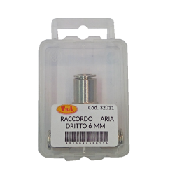RACCORDO ARIA T DIAM. 6 - IN BLISTER