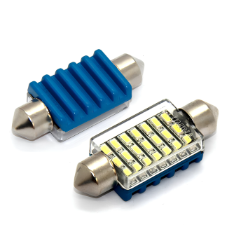 LED - LAMPADINA - SILURO 42MM - 400LM - BLUE PASSION - 24V - CANBUS - BIANCA