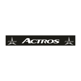 PARASPRUZZO - LUNGO - COMPRESO DI ASTA - NERO - ACTROS