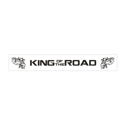 PARASPRUZZO - LUNGO - COMPRESO DI ASTA - BIANCO - KING OF THE ROAD