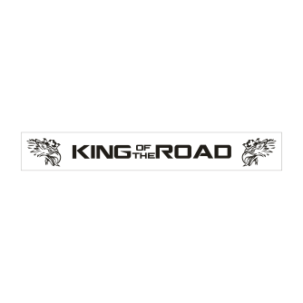 PARASPRUZZO - LUNGO - COMPRESO DI ASTA - BIANCO - KING OF THE ROAD
