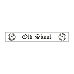 PARASPRUZZO - LUNGO - COMPRESO DI ASTA - BIANCO - OLD SKOOL