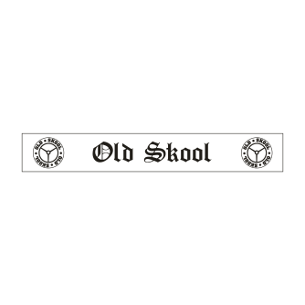 PARASPRUZZO - LUNGO - COMPRESO DI ASTA - BIANCO - OLD SKOOL