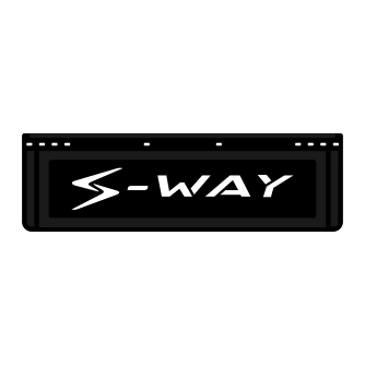 PARASPRUZZO - CORTO - COPPIA - NERO - IVECO S-WAY