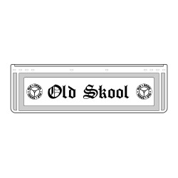 PARASPRUZZO - CORTO - COPPIA - BIANCO - OLD SKOOL