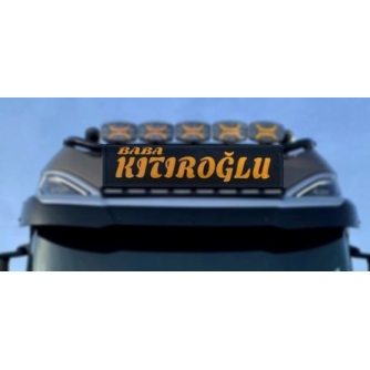 TABELLONE LUMINOSO 116CM DAF XG+ CON STAFFE