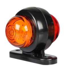 FANALINO CORNETTO A LED - 12-24V - ARANCIO-ROSSO