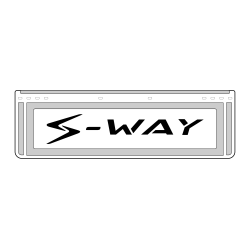 PARASPRUZZO - CORTO - COPPIA - BIANCO - IVECO S-WAY