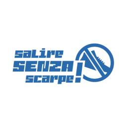 ADESIVO SALIRE SENZA SCARPE 15X6 CM BLU