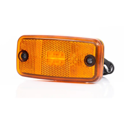 FANALINO A LED - LATERALE CATADIOTTRO 4 LED - ARANCIO 12/24V