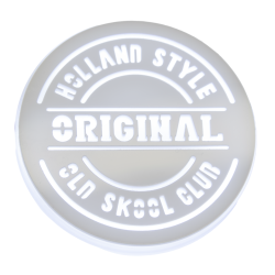 LOGHETTO - HOLLAND STYLE - ILLUMINATO 2D PLEXIGLASS BIANCO - LED BIANCO