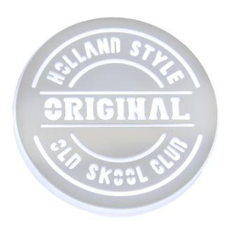 LOGHETTO - HOLLAND STYLE - ILLUMINATO 2D PLEXIGLASS BIANCO - LED BIANCO