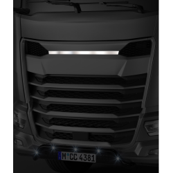 DF165 - PLACCA BOMBATA SOPRA MASCHERINA - DAF XG XG+ XF