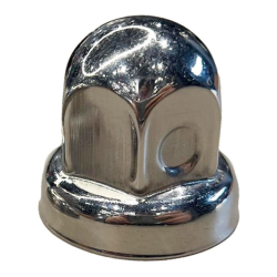 SHINY - COPRIBULLONE - ACCIAIO INOX - BASE LARGA - 32MM