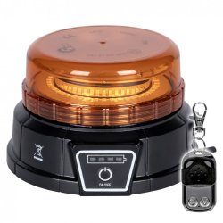 GIROSTOP - 45 LED - MAGNETICO - CON BATTERIA E TELECOMANDO