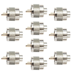 PNI - SET 10 PZ CONNETTORE PL DA 6MM CON ANIMA DORATA