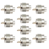 PNI - SET 10 PZ CONNETTORE PL DA 6MM CON ANIMA DORATA