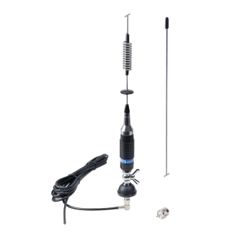 PNI - ANTENNA CB - S75 SPIRALE - PIEGHEVOLE CON CAVO
