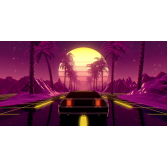 TENDA A RULLO PER CAMION - GRAFICA STANDARD - MIAMI VICE