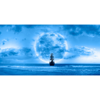 TENDA A RULLO PER CAMION - GRAFICA STANDARD - MARE APERTO