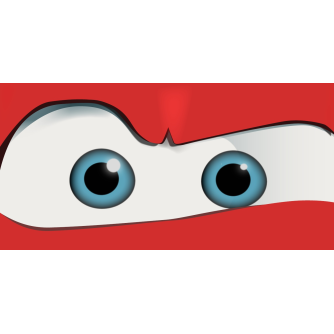 TENDA A RULLO PER CAMION - GRAFICA STANDARD - OCCHI SFIDANTI