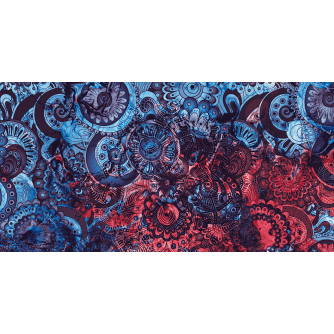 TENDA A RULLO PER CAMION - GRAFICA STANDARD - FRATTALE FLOREALE