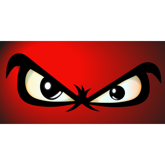 TENDA A RULLO PER CAMION - GRAFICA STANDARD - OCCHI ARRABBIATI