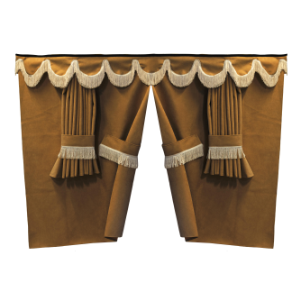 TENDA - SET COMPLETO - LE MANS - MARRONE - FRANGIA - PANNA