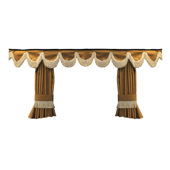 TENDA - SOLO GIROVETRI - LE MANS - MARRONE - FRANGIA - PANNA